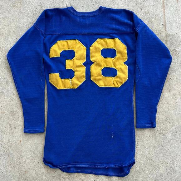 Vintage 1940s Football Jersey C and S Sporting Goods - Picture 6 of 8